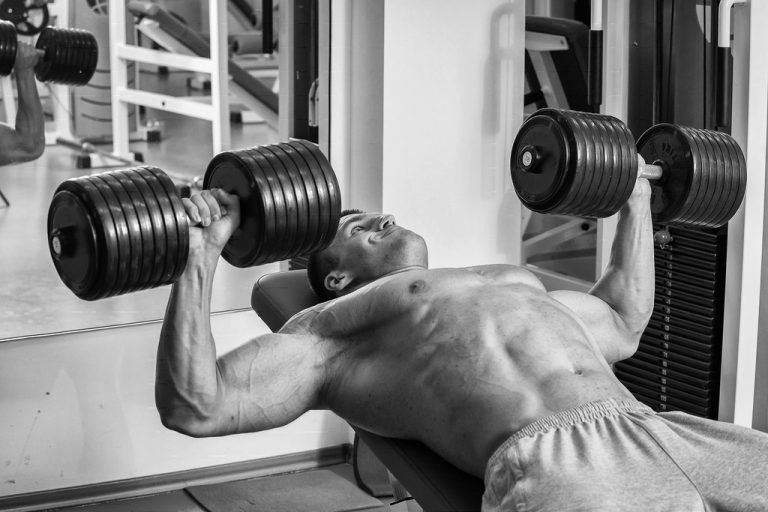 Heavy Incline Dumbbell Press
